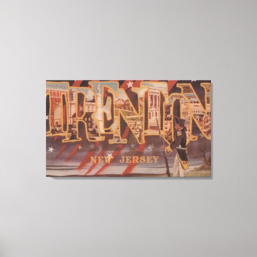 Trenton, New Jersey (Revolutionair) Canvas Afdruk (Voorkant)