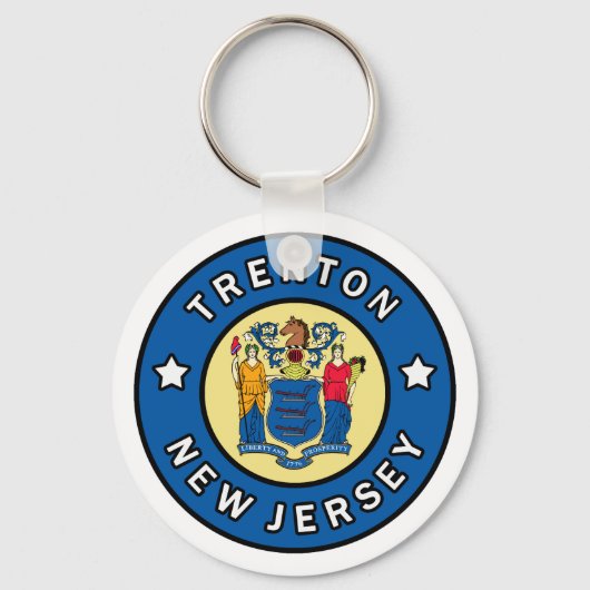 Trenton New Jersey Sleutelhanger (Voorkant)