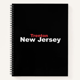 Trenton, New Jersey Spiraal Notebook Notitieboek