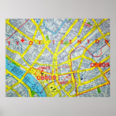 Trenton, NJ  Map Poster (Voorkant)