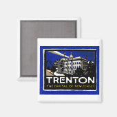  Trenton NJ Poster Magneet (Voorkant / Achterkant)