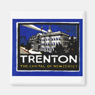  Trenton NJ Poster Magneet