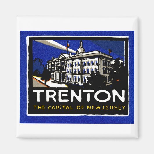  Trenton NJ Poster Magneet (Voorkant)