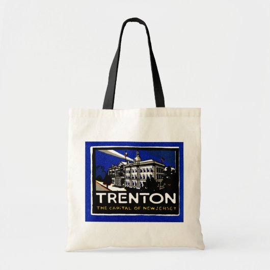 Trenton NJ Poster Tote Bag (Voorkant)