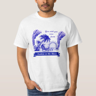 Trenton op de rivier Sunning bij de Stacks T-shirt