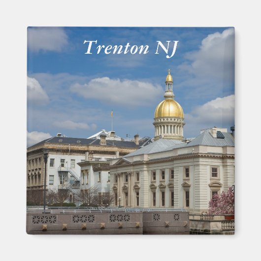 Trenton State Capitol Magnet (Voorkant)