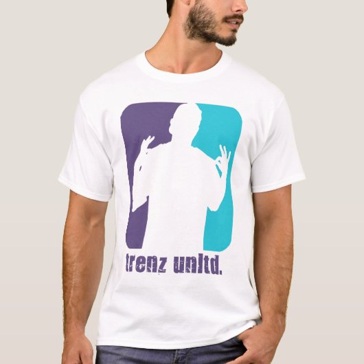 Trenz Unltd. Paars en Turquoise (Charlotte Hornets T-shirt (Voorkant)