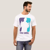 Trenz Unltd. Paars en Turquoise (Charlotte Hornets T-shirt (Voorkant volledig)