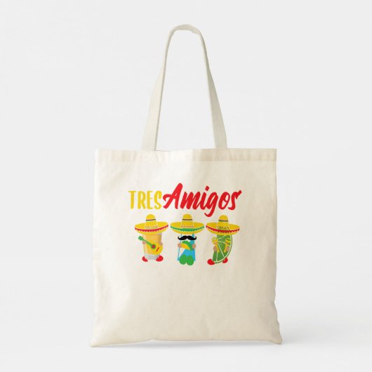 Tres amigos cinco de mayo tequila grappige wodka P Tote Bag (Achterkant)