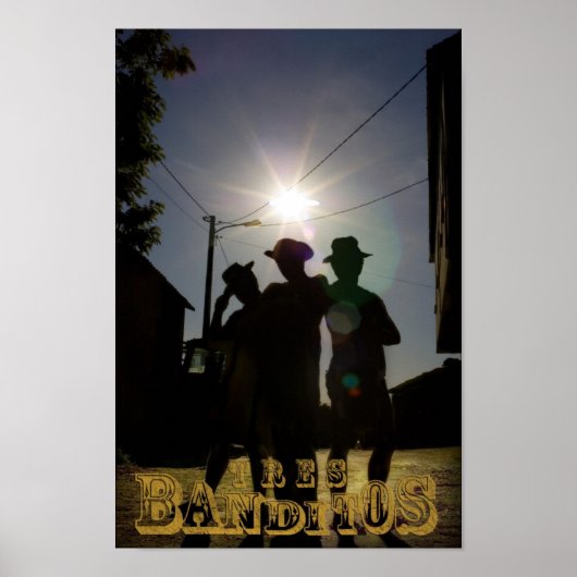 Tres Banditos Poster (Voorkant)