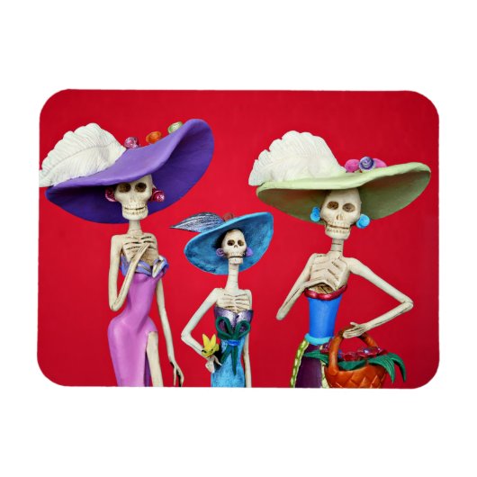 Tres Catrinas Magnet Magneet (Horizontaal)