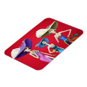 Tres Catrinas Magnet Magneet (Linkerzijde)