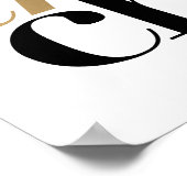 TRES CHIC 11x14'' | POSTER TYPOGRAFIE (Hoek)