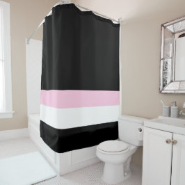 Très Chic Black Douchegordijn