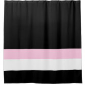 Très Chic Black Douchegordijn (Voorkant)