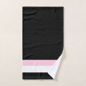 Très Chic Black Stripes Bad Handdoek (Handdoek)