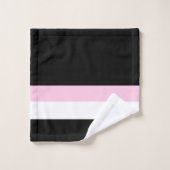 Très Chic Black Stripes Bad Handdoek (Wasdoekje)