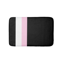 Très Chic Black Stripes Badmat