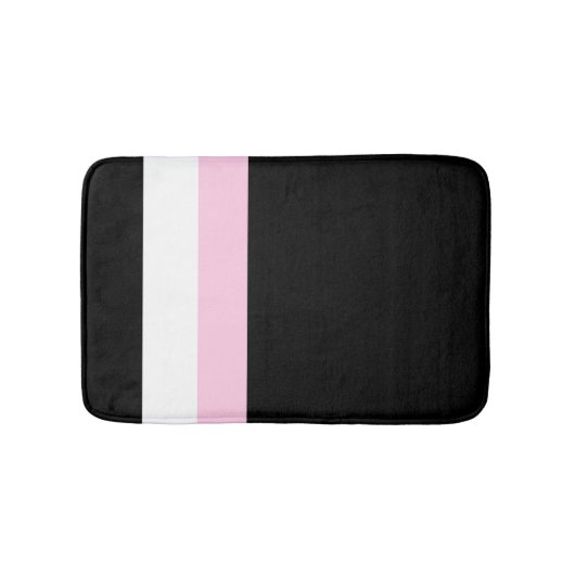 Très Chic Black Stripes Badmat (Voorkant)