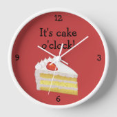 Tres Leches Flavor Cake O'Clock dessert topic red (Voorkant)