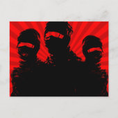 tres ninjas briefkaart (Voorkant)