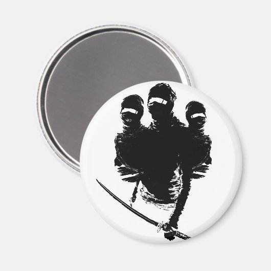 tres ninjas magneet (Voorkant / Achterkant)
