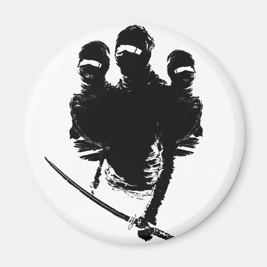 tres ninjas magneet (Voorkant)