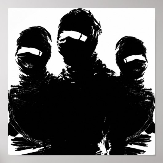 tres ninjas poster (Voorkant)