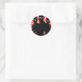 tres ninjas ronde sticker (Tas)
