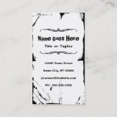 tres ninjas visitekaartje (Achterkant)