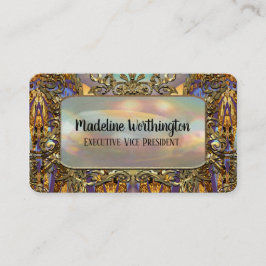 Très Orné Elegant Frans Barok Professioneel Visitekaartje