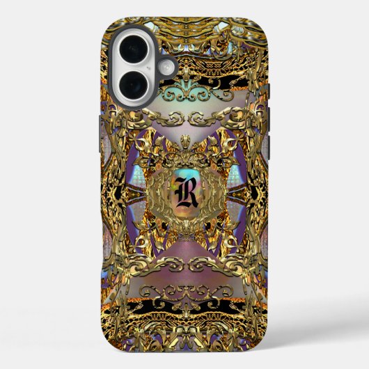Très orné monogram Case-Mate iPhone case (Achterkant)