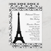 Tres Paris repetial Dinner (wit) Kaart (Voorkant / Achterkant)