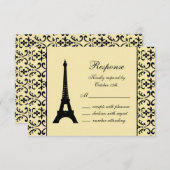Tres Paris RSVP (geel) (Voorkant / Achterkant)