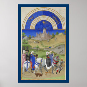 Très Riches Heures - August Poster