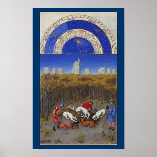 Très Riches Heures - December Poster (Voorkant)