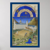 Très Riches Heures - juli Poster (Voorkant)