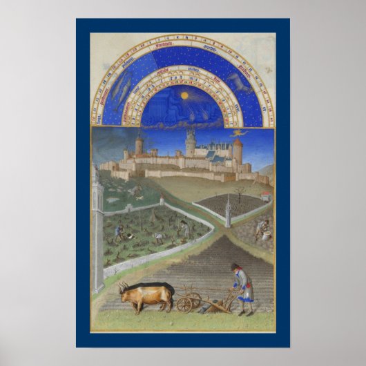Très Riches Heures - March Poster (Voorkant)