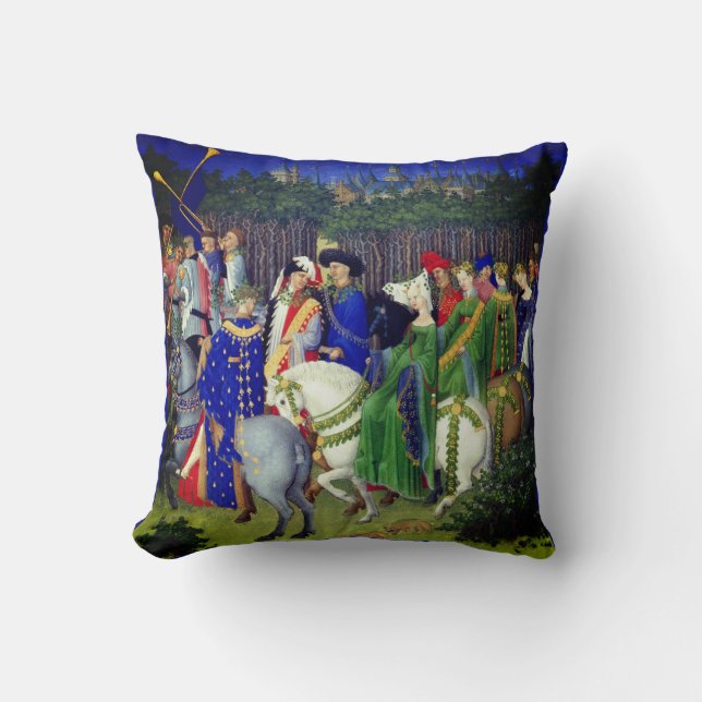Tres Riches Heures (mei) Kussen (Voorkant)