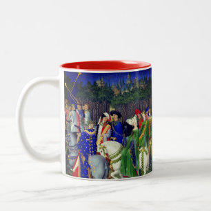 Tres Riches Heures (mei) Tweekleurige Koffiemok