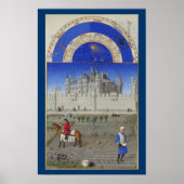 Très Riches Heures - oktober Poster (Voorkant)