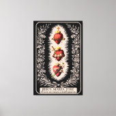 Três Sagrados Corações Canvas Afdruk (Voorkant)