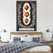 Três Sagrados Corações Canvas Afdruk (Insitu (Slaapkamer))