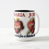 Três Sagrados Corações Tweekleurige Koffiemok (Voorkant rechts)