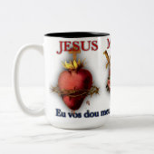 Três Sagrados Corações Tweekleurige Koffiemok (Links)