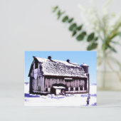 Trescher Barn-briefkaart. Briefkaart (Staand voorkant)
