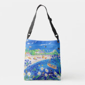 Tresco Island Bag van kunstenaar John Dyer Crossbody Tas (Achterkant)