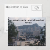 TRESMARIE 031, Aloha van de prachtige eilanden... Briefkaart (Voorkant / Achterkant)