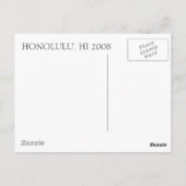 TRESMARIE 031, Aloha van de prachtige eilanden... Briefkaart (Achterkant)