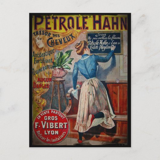 Tresor des Cheveux Antiseptic Ad Briefkaart (Voorkant)